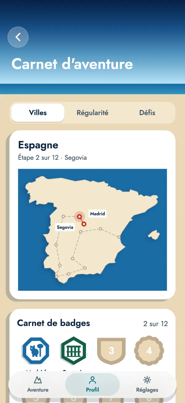 Le carnet d'aventure